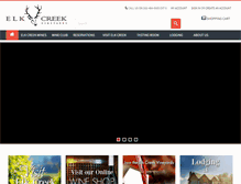 Tablet Screenshot of elkcreekvineyards.com